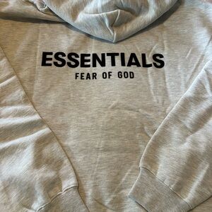 Essentials Light Gray Hoodie